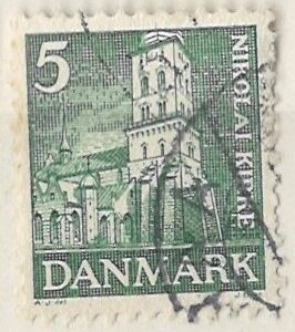5 øre dk-0229 stemplet