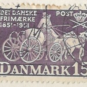 15 øre dk-0331 stemplet