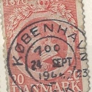 20 øre dk-0291 stemplet