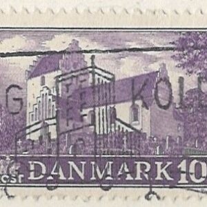 10 øre dk-0285 stemplet