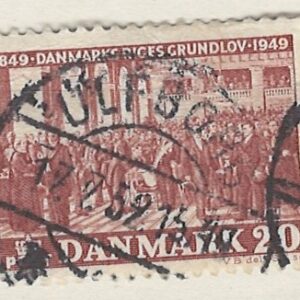 20 øre dk-0315 stemplet