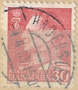 30 øre dk-0394 stemplet