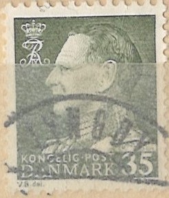 35 øre dk-0395 stemplet
