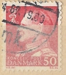 50 øre dk-0432 stemplet