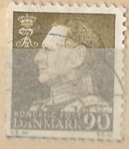 90 øre dk-0401 stemplet