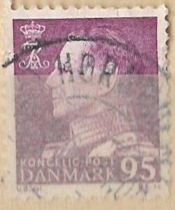 95 øre dk-0419 stemplet