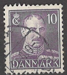 10 øre dk-0274 stemplet