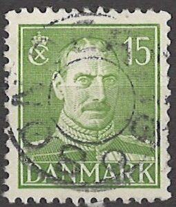 15 øre dk-0275 stemplet