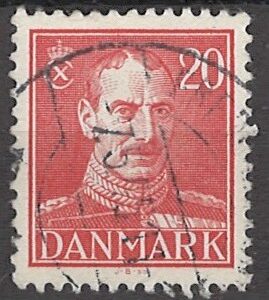 20 øre dk-0276 stemplet