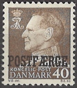 40 øre dk-0431 stemplet