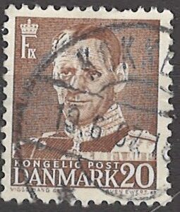 20 øre dk-0320 stemplet