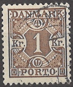 1 øre dk-pm31 stemplet