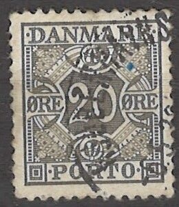 20 øre dk-pm29 stemplet