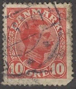 10 øre dk-0069 stemplet