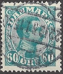 60 øre dk-0130 stemplet