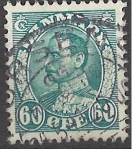 60 øre dk-0210 stemplet