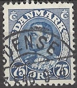 75 øre dk-0269 stemplet