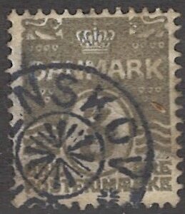 3 øre dk-0079 stemplet