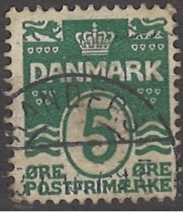 2 øre dk-0064 stemplet