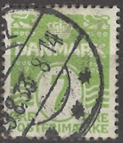 7 øre dk-0247 stemplet