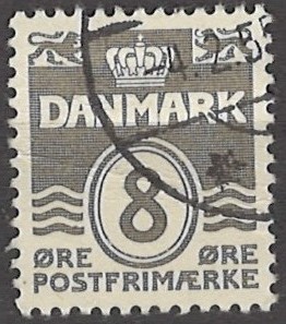 8 øre dk-0201 stemplet