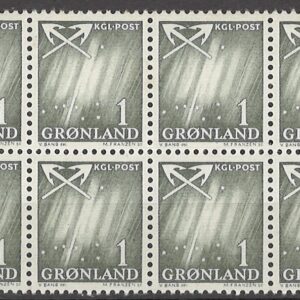 8-blok 1 øre gl47