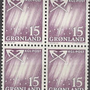 4-blok 15 øre gl51
