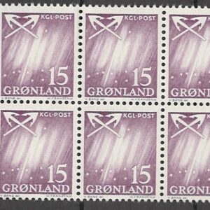 8-blok 15 øre gl51