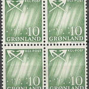 4-blok 10 øre gl40