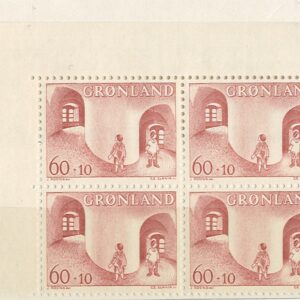 4-blok 60+10 øre gl70