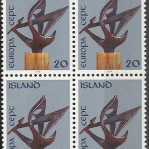 4-blok 20 øre is491 CEPT