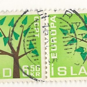2-blok 6,50 kr CEPT is366 stemplet