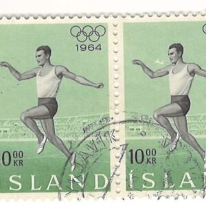 2-blok 10,00 kr is388 stemplet