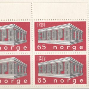 4-blok 65 øre CEPT no596