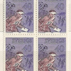 4-blok 40 øre se622