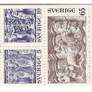 28091971 5-10-55-65 øre hæfte 5 motiver Gotländska Stenmästare