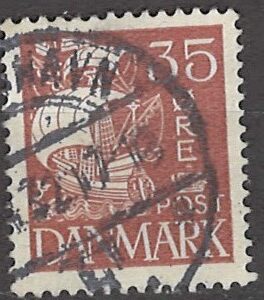 35 øre dk-0173 stemplet