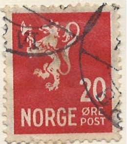 20 øre no131 stemplet hængslet