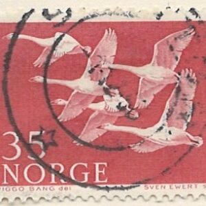 35 øre no420 stemplet hængslet