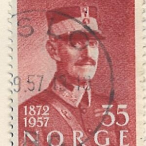35 øre no470 stemplet hængslet