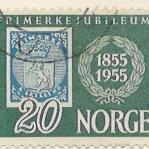 20 øre no404 stemplet hængslet