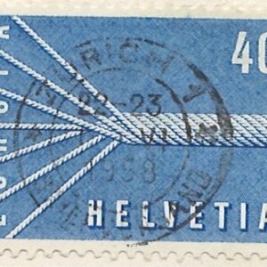 40 c ch648 CEPT stemplet hængslet