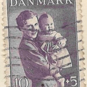 10+5 øre dk-0268 stemplet hængslet