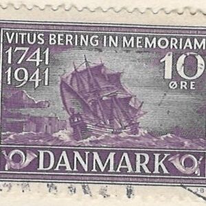 10 øre dk-0270 stemplet hængslet