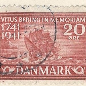 20 øre dk-0271 stemplet hængslet