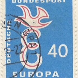 40 p de1258 stemplet hængslet