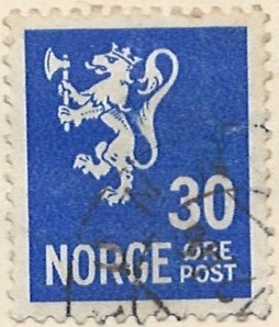 30 øre no133 stemplet hængslet