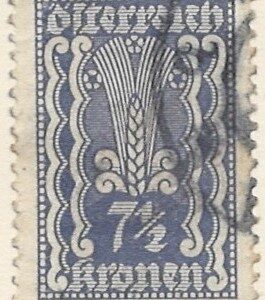 7½ kr at289 stemplet hængslet