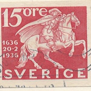 15 øre se233 stemplet hængslet