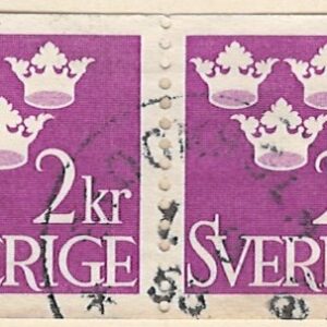 2-blok 2 kr se381 stemplet hængslet